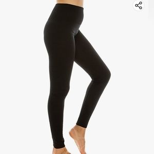 Sofra High Waist Fleece Leggings